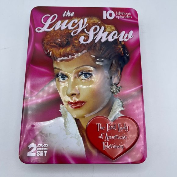 The Lucy Show, Lucille Ball 2 DVD Set Comedy 10 Episodes Collectible Tin, 2009 - Picture 1 of 6